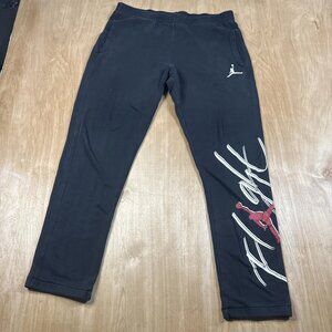 Nike Air Jordan Flight Fleece Tapered Jogger Sweatpants Mens Medium Spellout